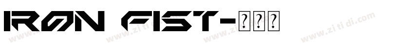 Iron Fist字体转换